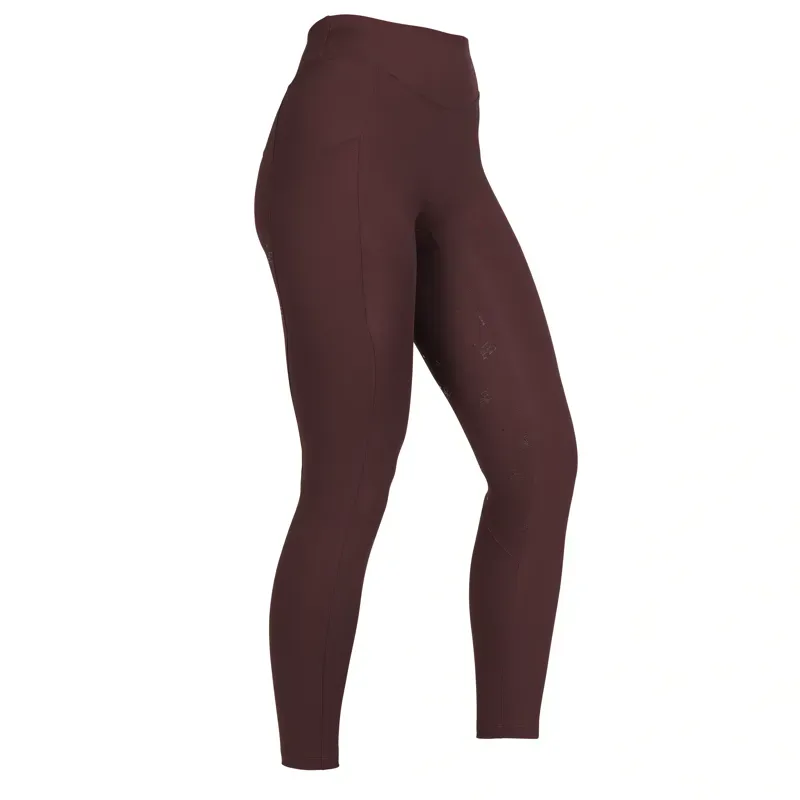 Aubrion Equestrian Winter Riding Tights in Espresso