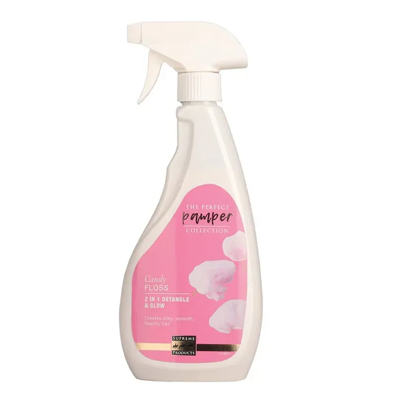 Supreme Products 500ml Candy Floss 2in1 Detangle and Glow in Pink