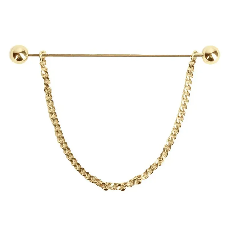 Supreme Products Class Act Collar Pin in Gold