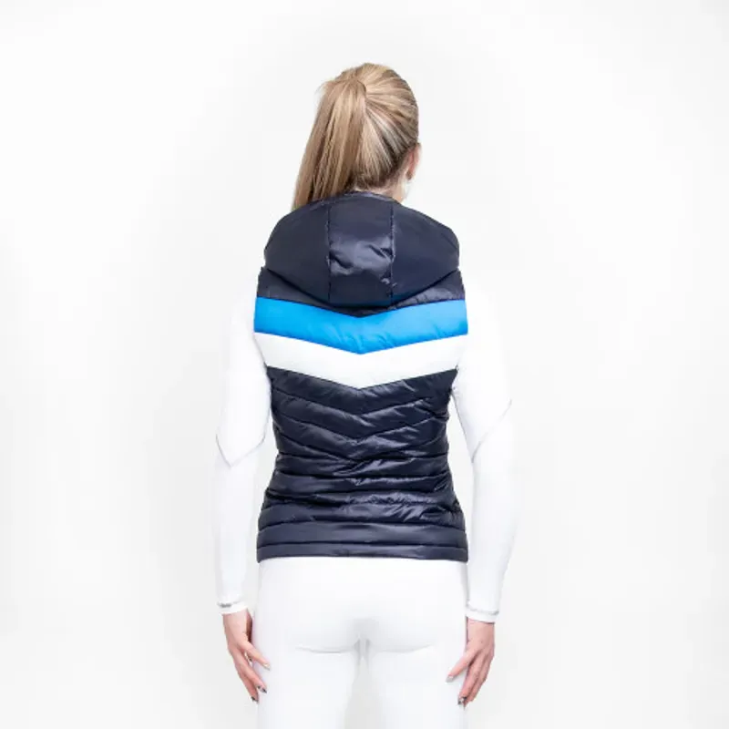 Coldstream Southdean Quilted Gilet - - Navy/White/Blue