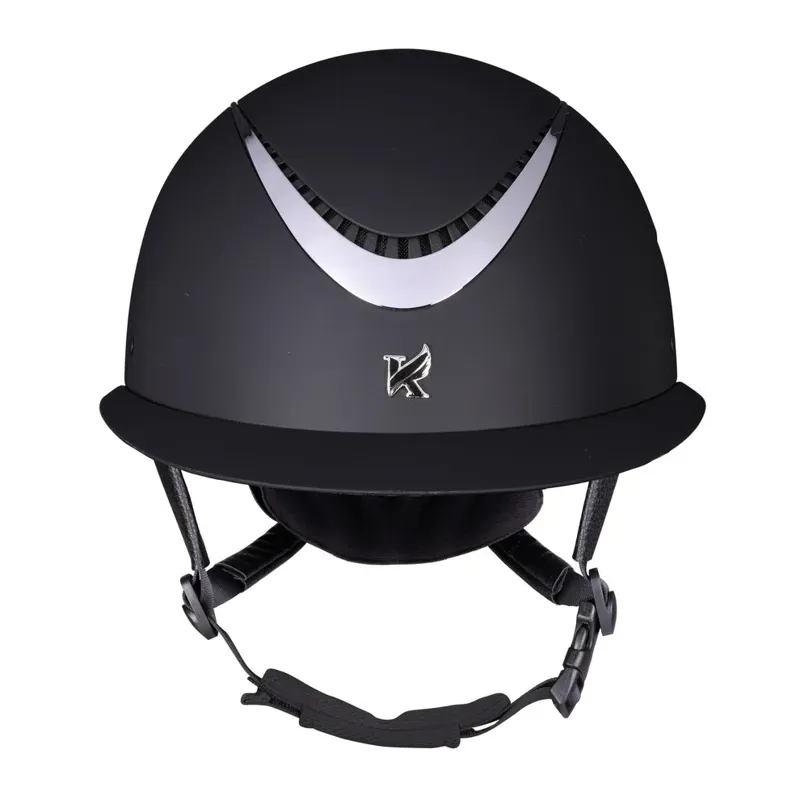 Karben 55-57cm Elisa Riding Hat in Black/Silver