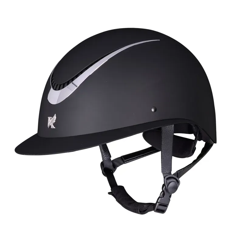 Karben 55-57cm Elisa Riding Hat in Black/Silver-3