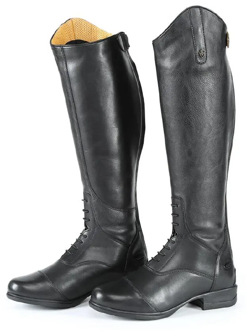Moretta Gianna Riding Standard Regular Boots in Black