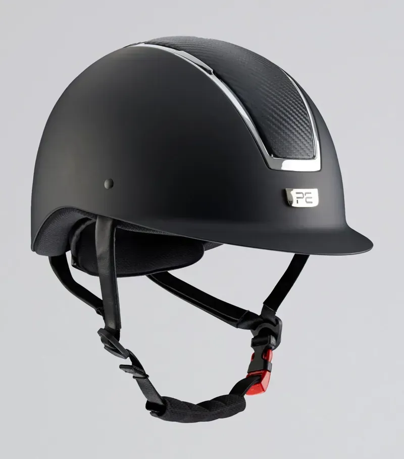 Premier Equine Centauri Horse Riding Helmet in Black