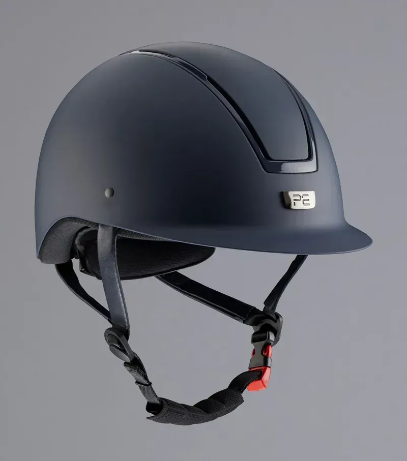 Premier Equine Endeavour Horse Riding Helmet in Navy-1