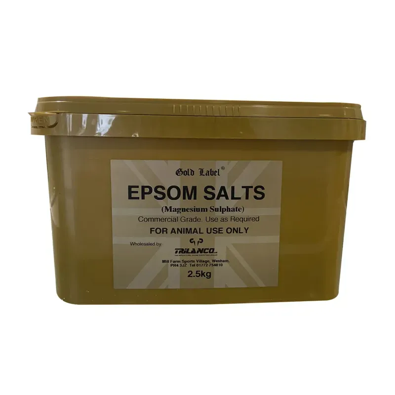 Gold Label 2.5kg Epsom Salts in Gold