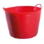 Faulks and Company Large 38 Litre Gorilla Tub in Red