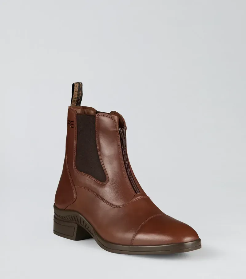 Premier Equine Lanark Leather Paddock Boots in Brown