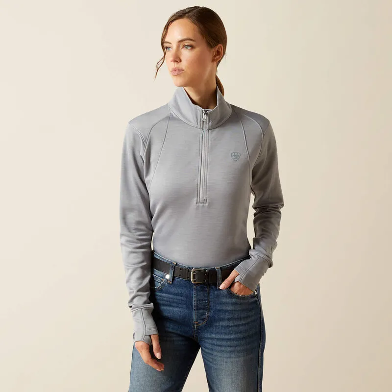 Ariat Team EQ 1/2 Zip Pullover Alloy Heather