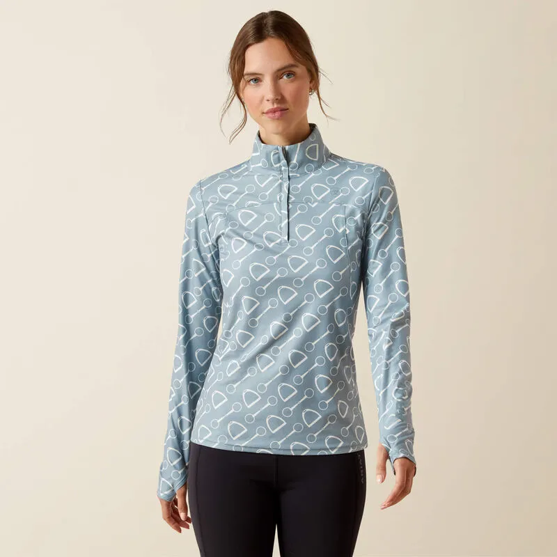 Ariat Lowell 3.0 1/4 Zip Baselayer Hardware Print