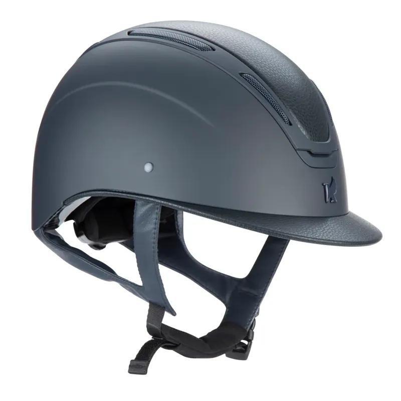 Karben Amity LTHR Riding Hat NAVY 52-54cm-1