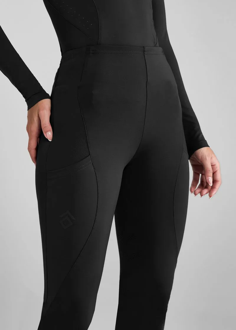 Aztec Diamond Black Core Full Seat Grip Leggings