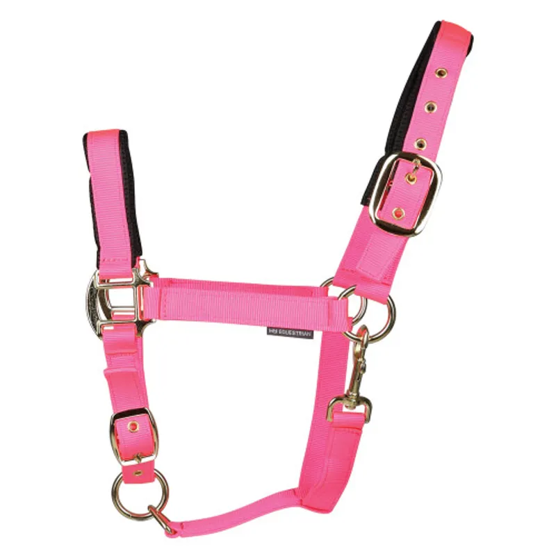 Hy Equestrian Grand Prix Head Collar - - Hot Pink