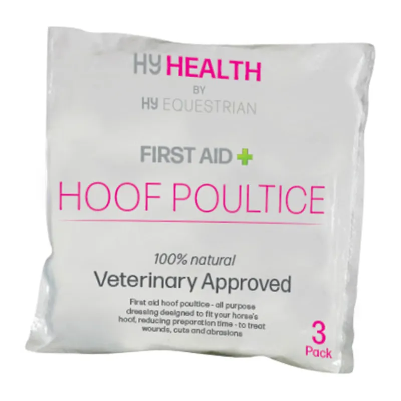 HyHEALTH Hoof Poultice - - Hoof Shaped pack of 3