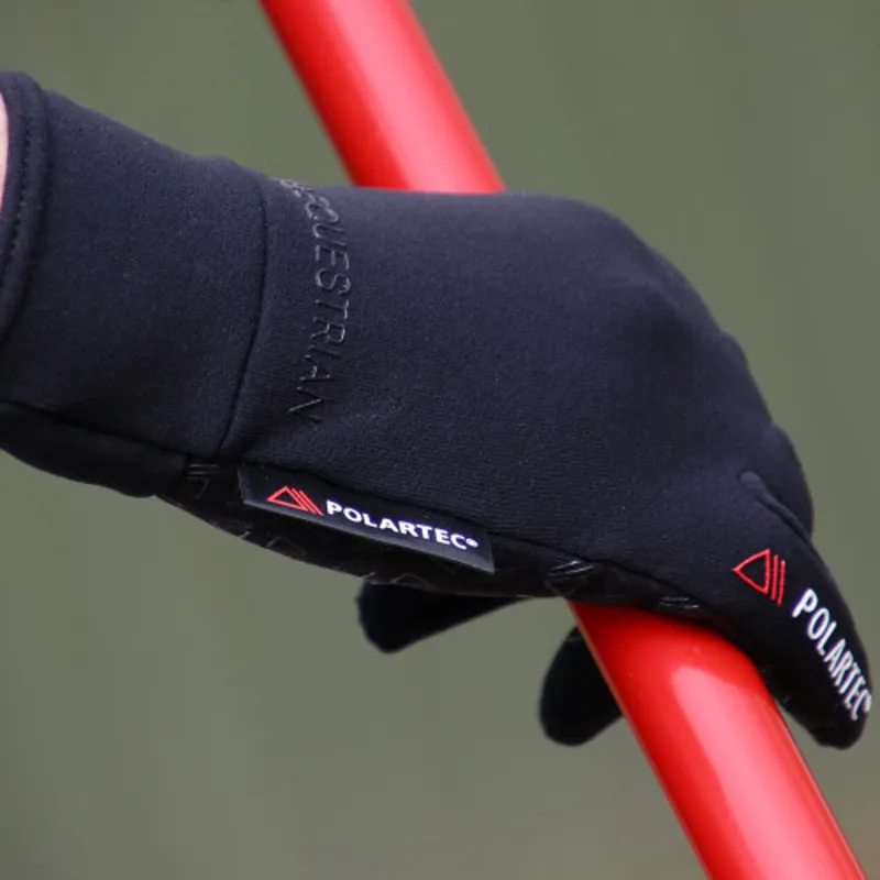 Hy Equestrian Polartec Glacial Riding And General Glove Black-2