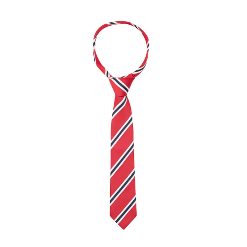 Supreme Products Show Tie - - Red/Navy Stripe child