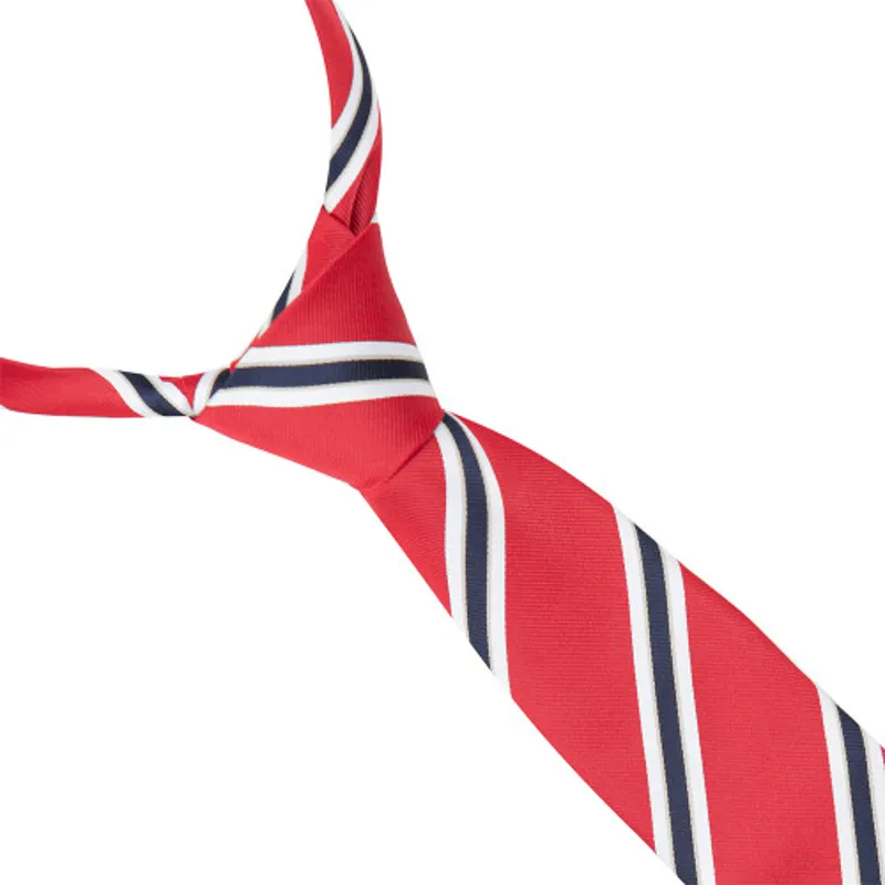 Supreme Products Show Tie - - Red/Navy Stripe child-1