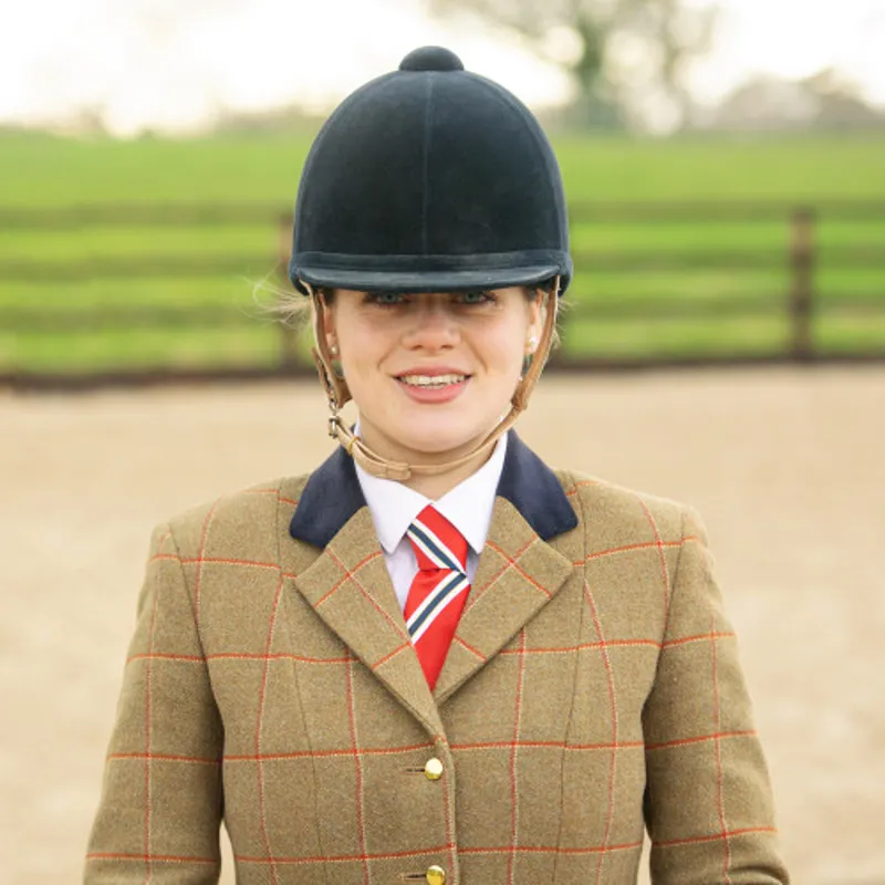 Supreme Products Show Tie - - Red/Navy Stripe child-2