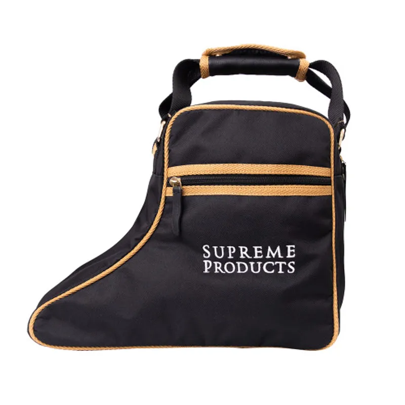 Supreme Products Pro Groom Jodhpur Boot Bag - - Black/Gold one size-2