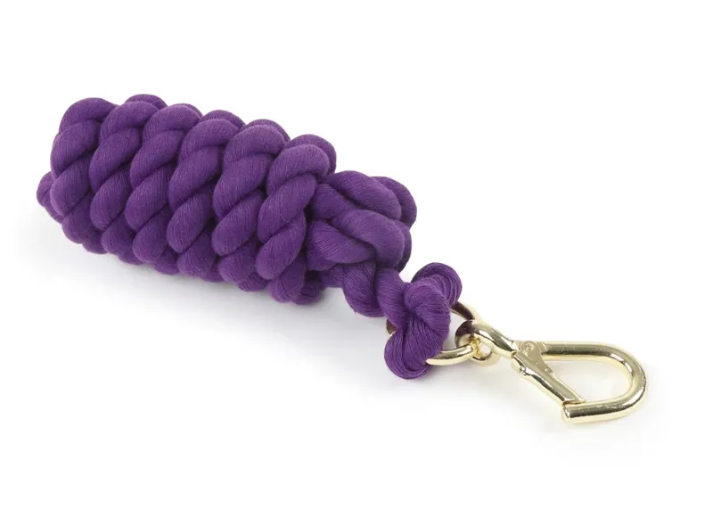 ARMA Plain Headcollar Lead Rope PURPLE 1.8m