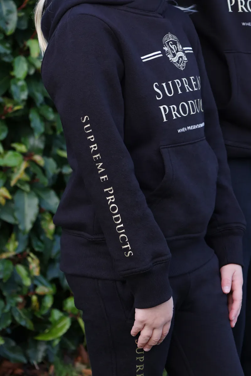 Supreme Products Active Junior Show Rider Hoodie - - Black/Gold