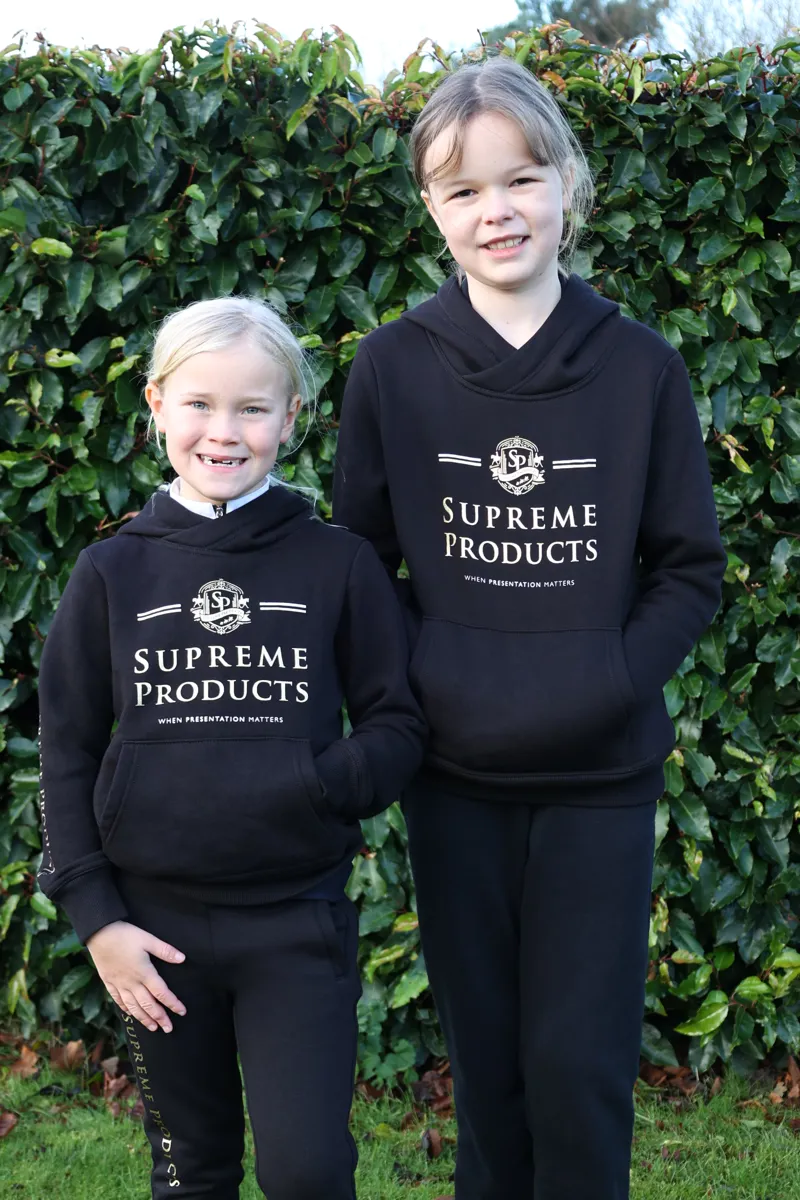 Supreme Products Active Junior Show Rider Hoodie - - Black/Gold-1