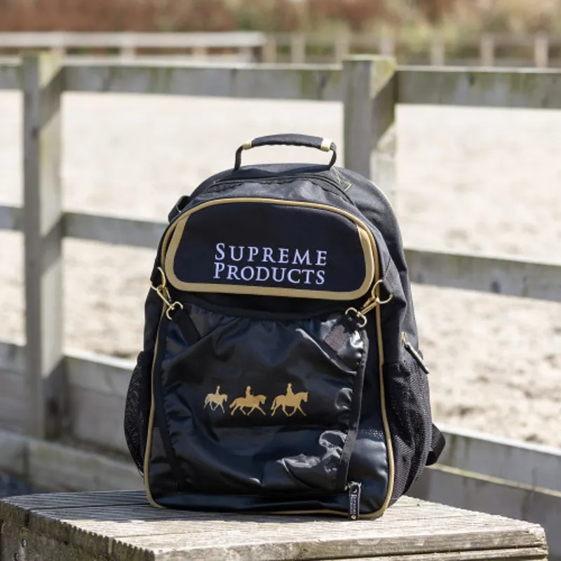 Supreme Products Pro Groom Rucksack - - Black/Gold one size