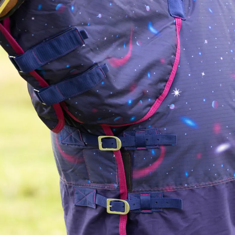 StormX Original Out Of This World 200 Combi Turnout Rug - - Navy/Magenta-2