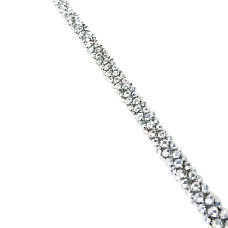 ProPresicce Signature Crystal Diamante Browband By Hy Equestrian - - Silver-2