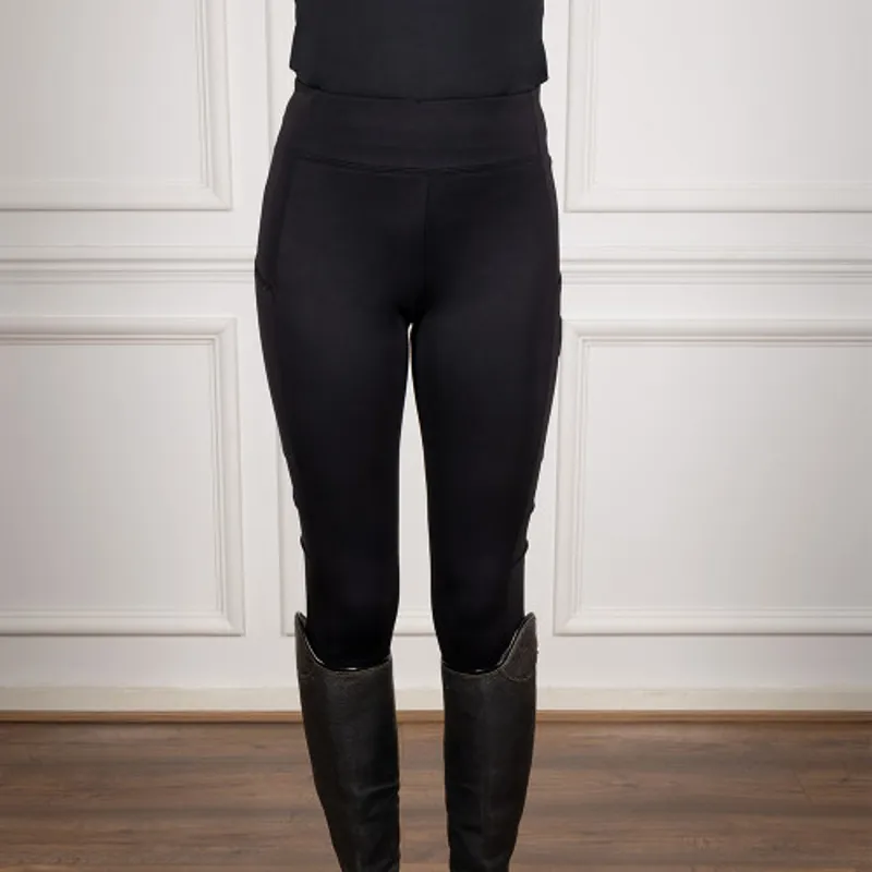 Coldstream Next Generation Hamilton Sparkle Riding Tights - - Black-1