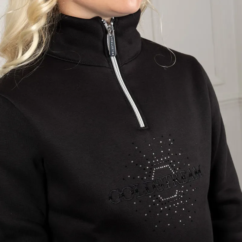Coldstream Next Generation Hamilton Sparkle Quarter Zip - - Black-2