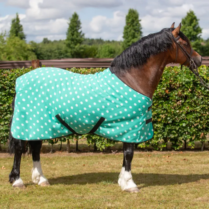 Supreme Products Dotty Fleece Rug - - Gorgeous Green