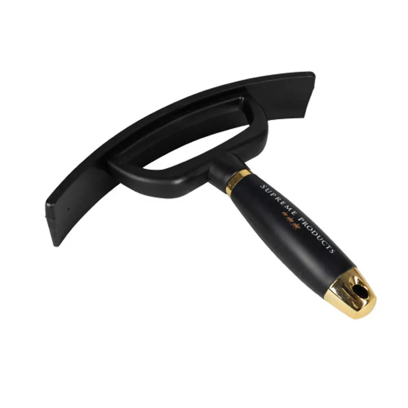Supreme Products Comfort Groom Sweat Scraper - Black/ Gold Black/Gold