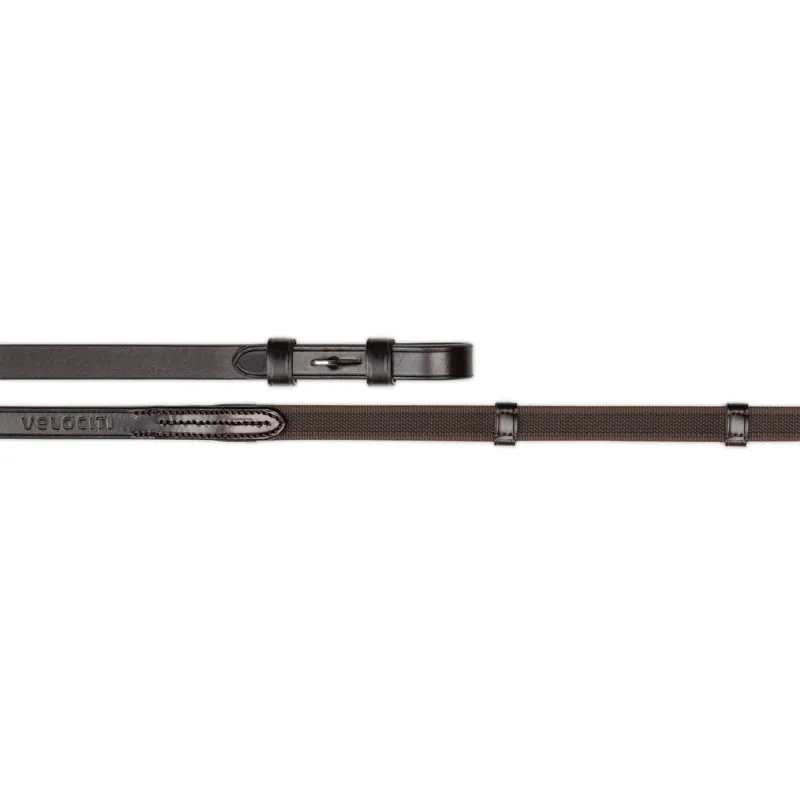 Lusso Elite Continental Rubber Grip Rein BLACK