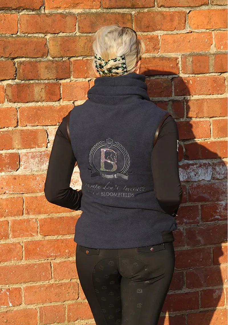 Team Bloomfields Sienna Country Fleece Navy Gilet-5