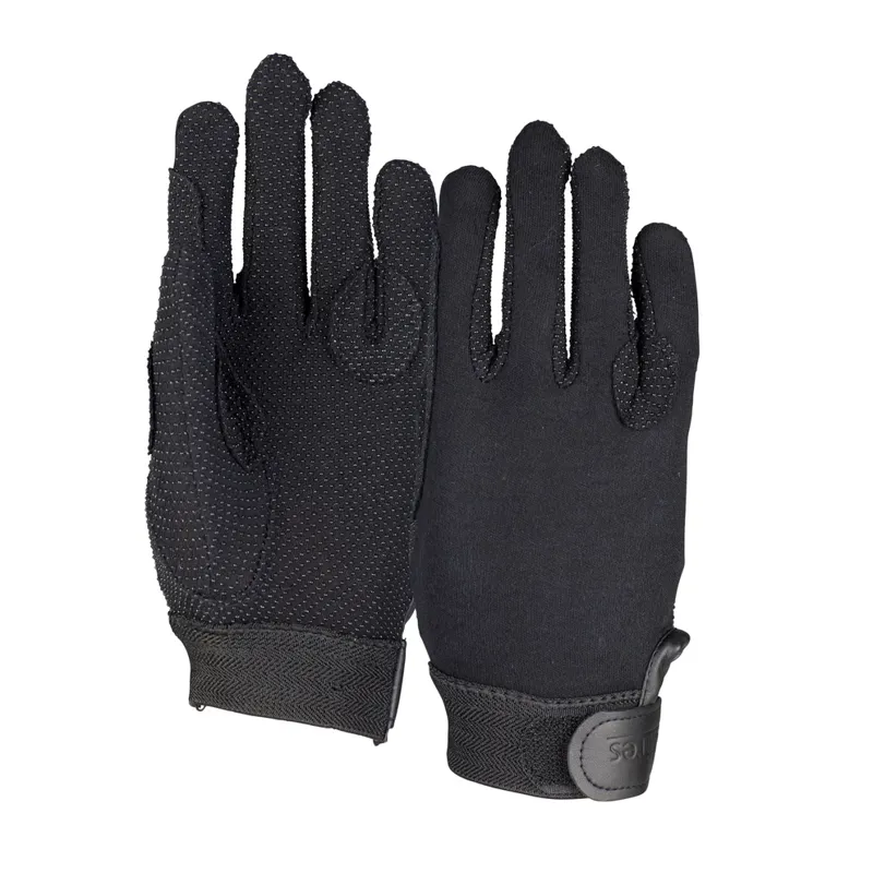 Aubrion Newbury Riding Gloves - Child BLACK