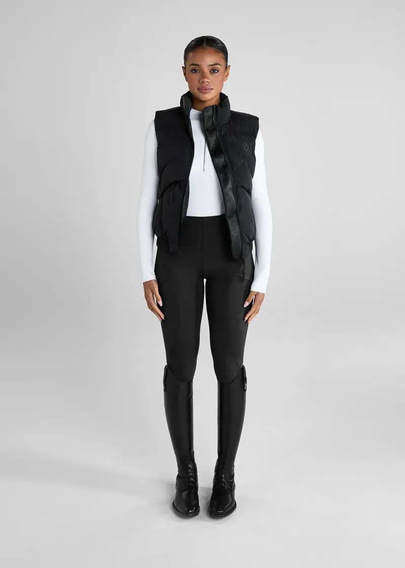 Aztec Diamond Black Core Mid-layer Gilet-1