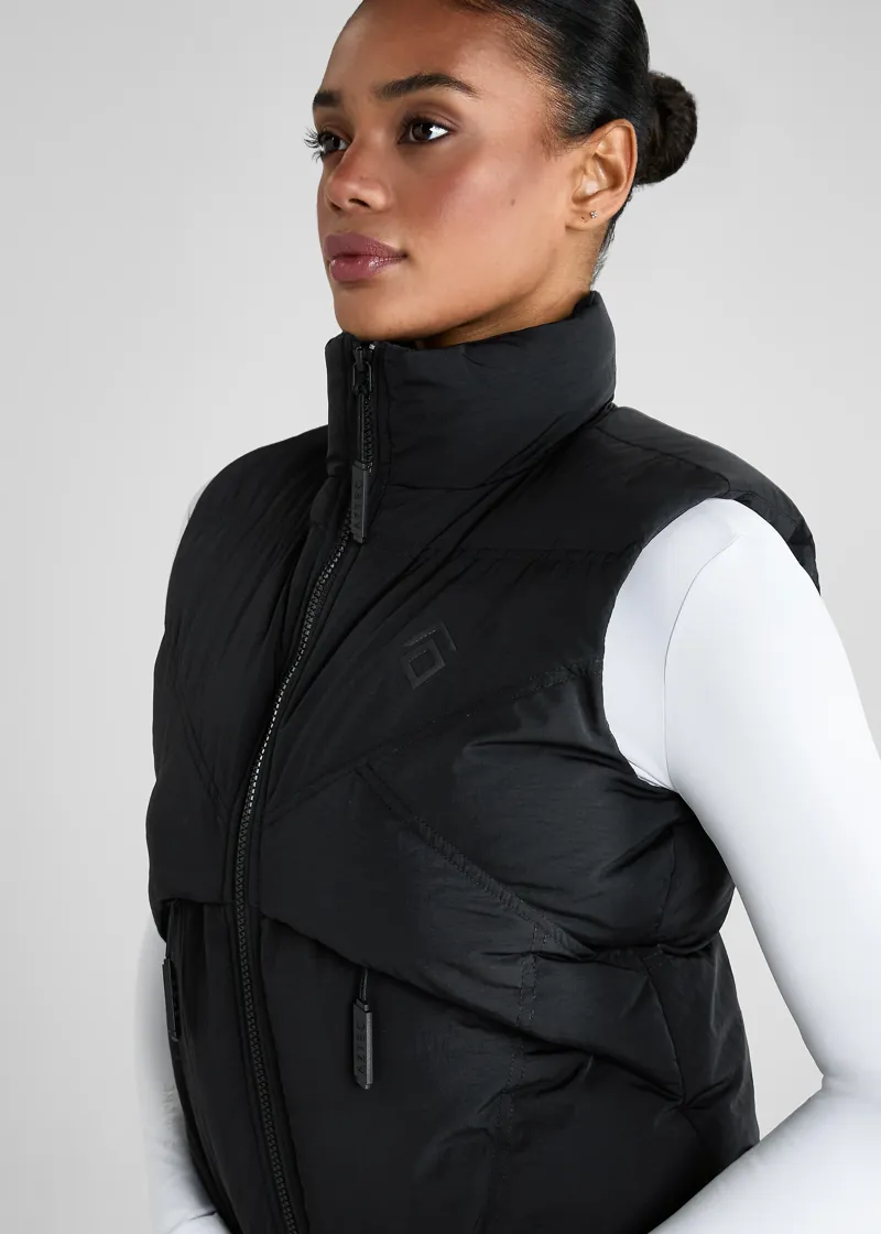 Aztec Diamond Black Core Mid-layer Gilet