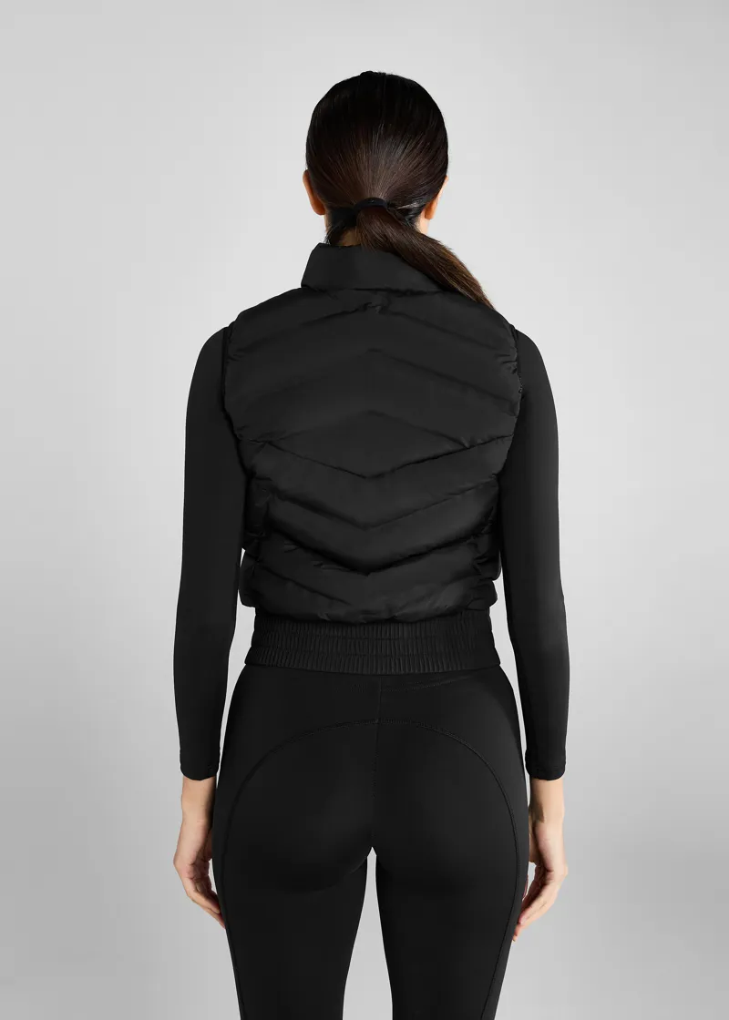 Aztec Diamond Black Lightweight Gilet-2