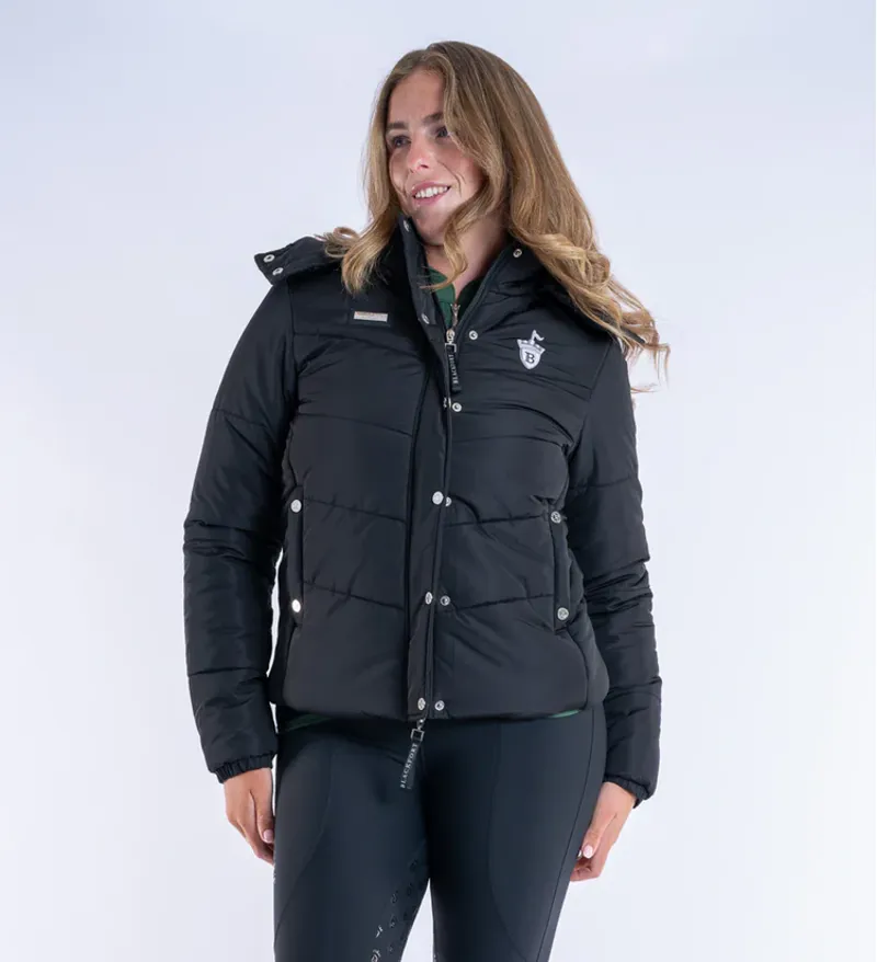 Blackfort Equestrian Olivia Black Puffer Coat