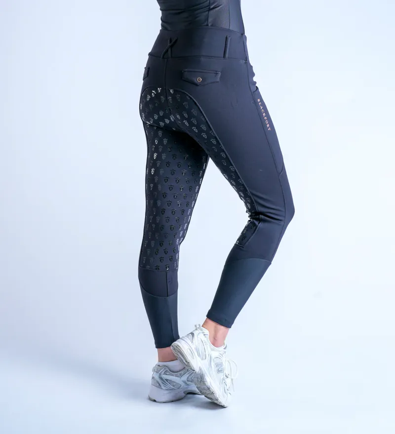 Blackfort Equestrian Black Thermafleece Winter Breggings 2.0-2