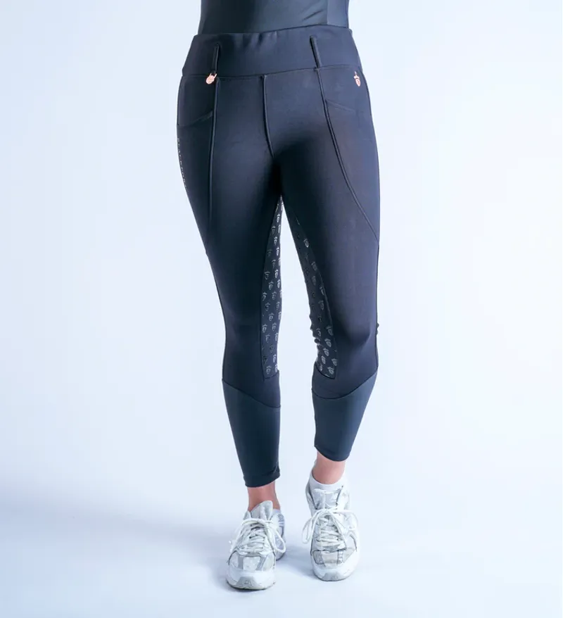 Blackfort Equestrian Black Thermafleece Winter Breggings 2.0