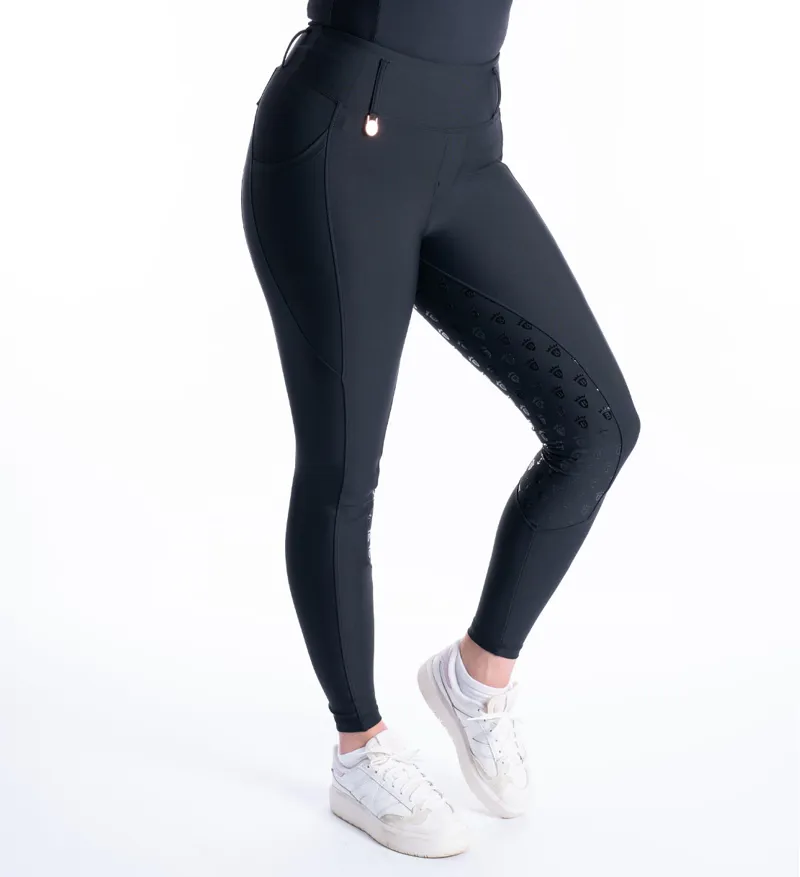 Blackfort Equestrian Black and Rose Gold Breggings
