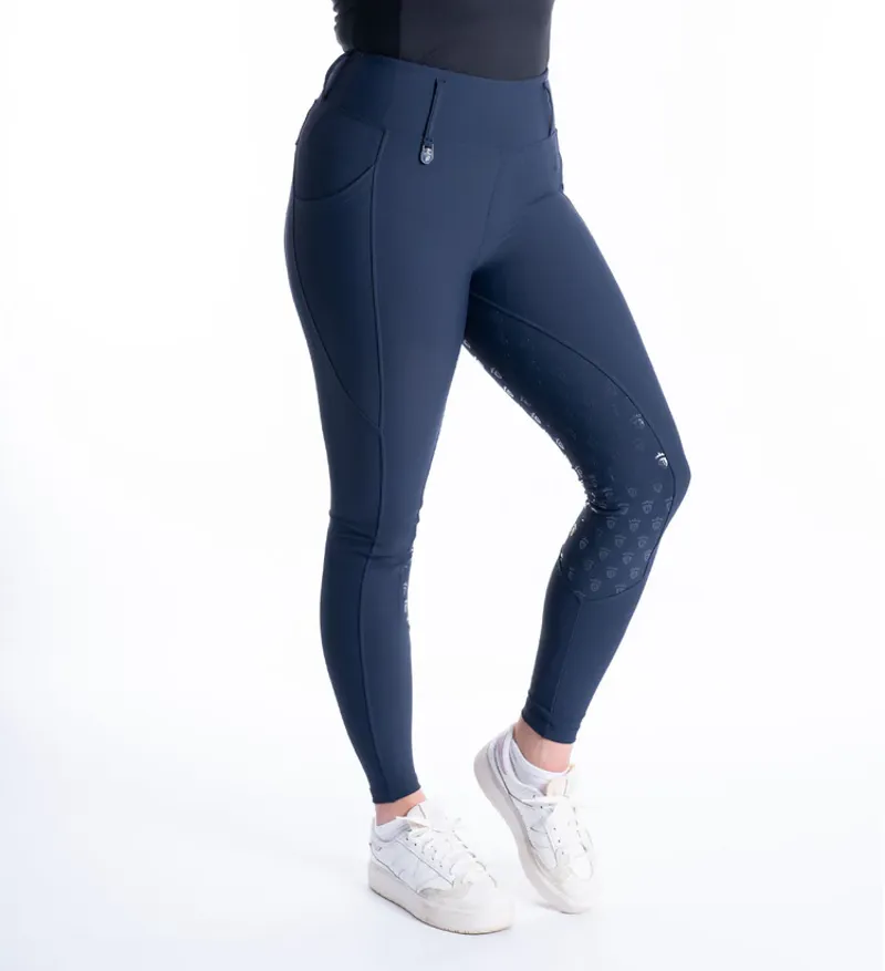Blackfort Equestrian Navy and Silver Breggings