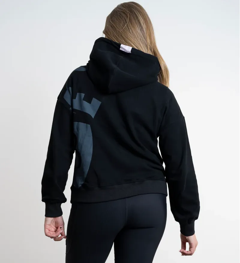 Blackfort Equestrian Grace Black and Pink Hoodie-2