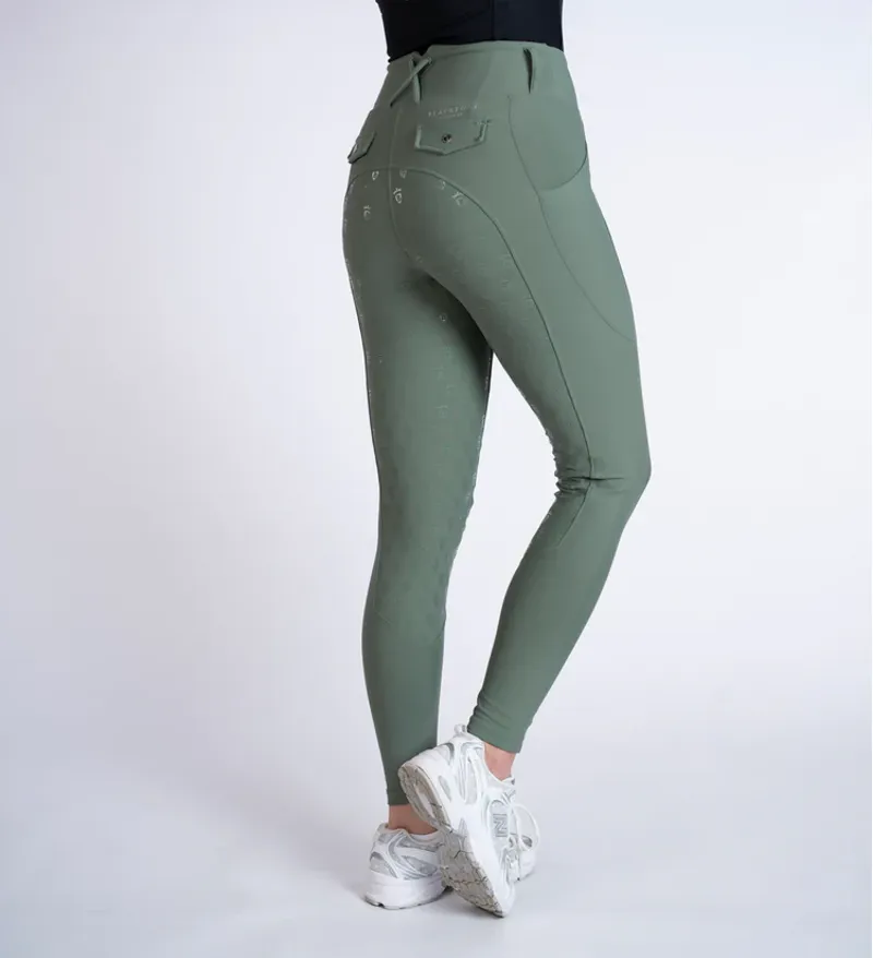 Blackfort Equestrian Sage and Silver Riding Breggings-2