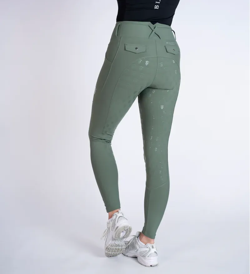 Blackfort Equestrian Sage and Silver Riding Breggings-1