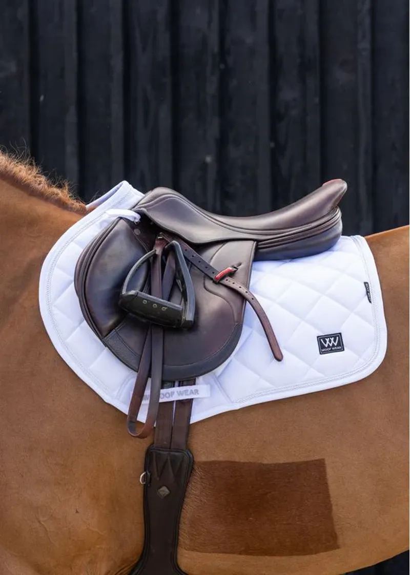 Woof Wear Vision Aura Saddle Pad CC White-2