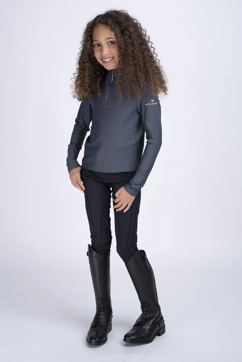 Mochara Technical Base Layer Charcoal Recycled Junior-1