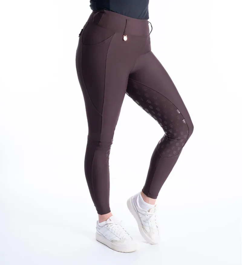 Blackfort Equestrian Chocolate and Rose Gold Riding Breggings